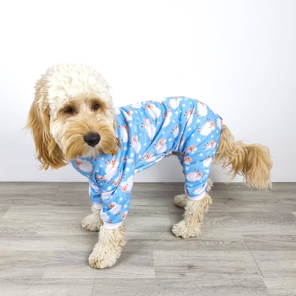 Counting Sheep Dog Pyjamas - Blue - Pyjamas from Sale at DoggyTopia