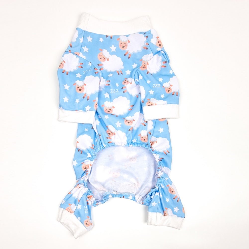 Counting Sheep Dog Pyjamas - Blue - Pyjamas from Sale at DoggyTopia