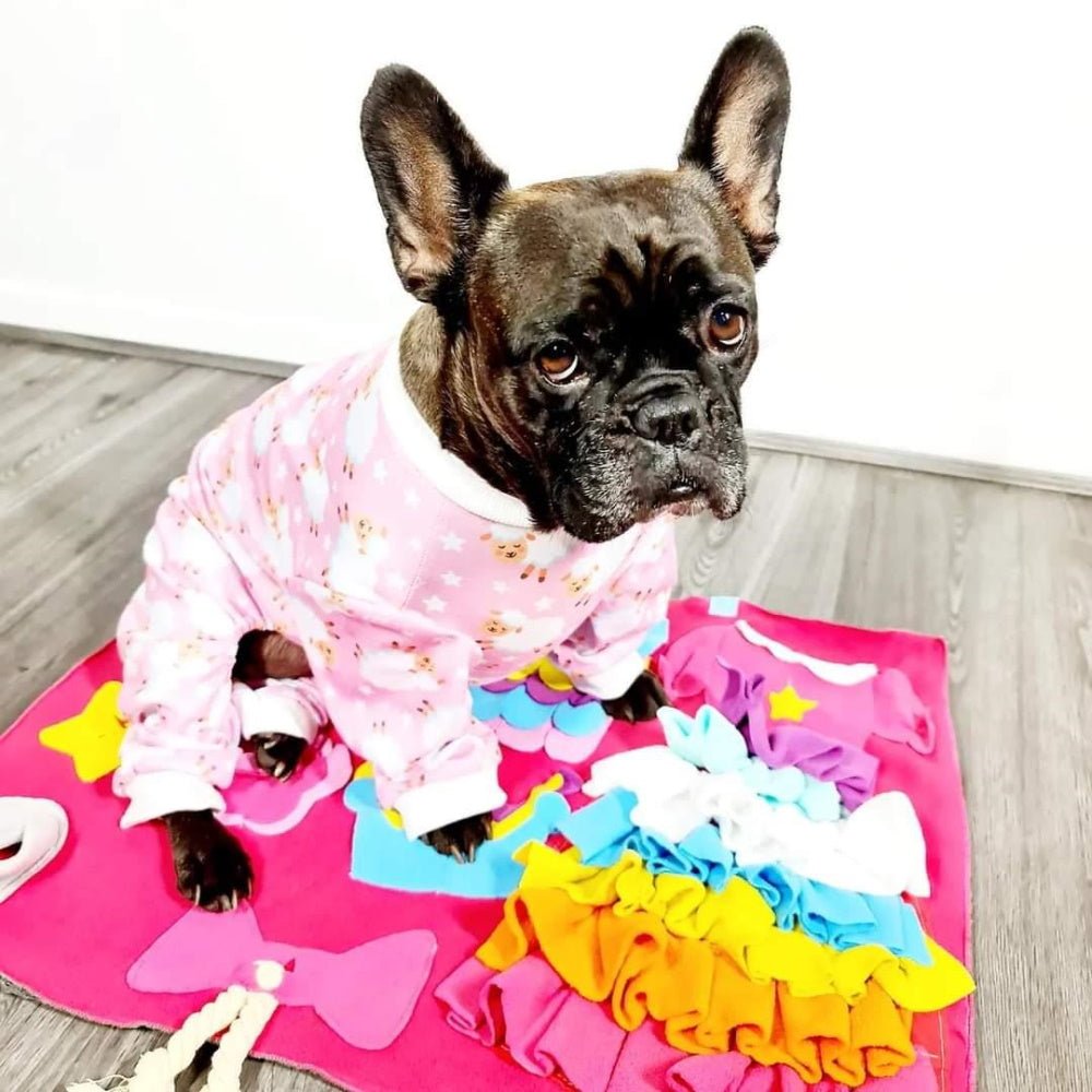 Counting Sheep Dog Pyjamas - Pink - Pyjamas from Sale at DoggyTopia
