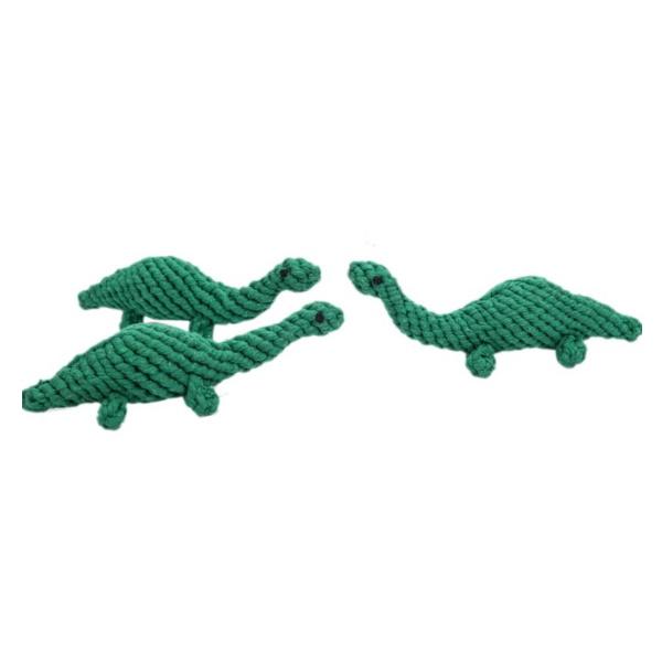 Dinosaur Rope Dog Toy - Rope Toys from . at DoggyTopia