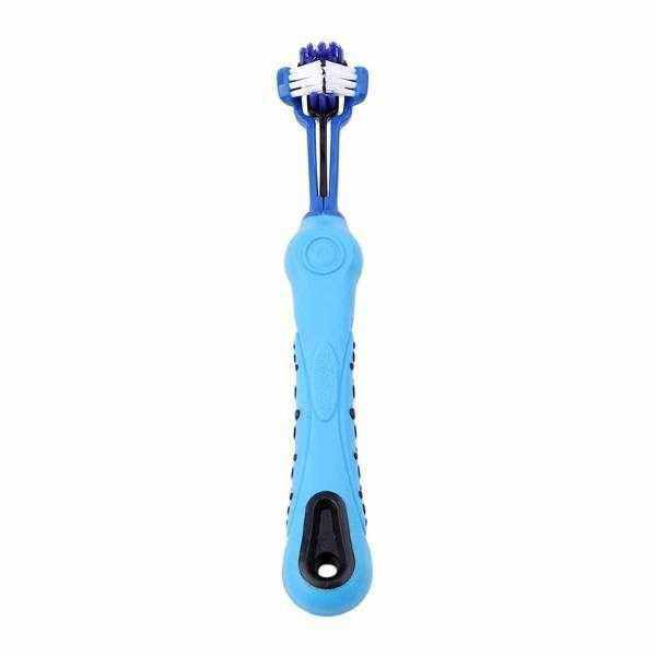 Dog 3 Sided Toothbrush - Oral Care from . at DoggyTopia
