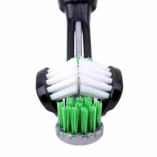 Dog 3 Sided Toothbrush - Oral Care from . at DoggyTopia
