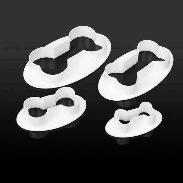 Dog Bone Cookie Cutters 4 piece set - Cookie Cutters from . at DoggyTopia