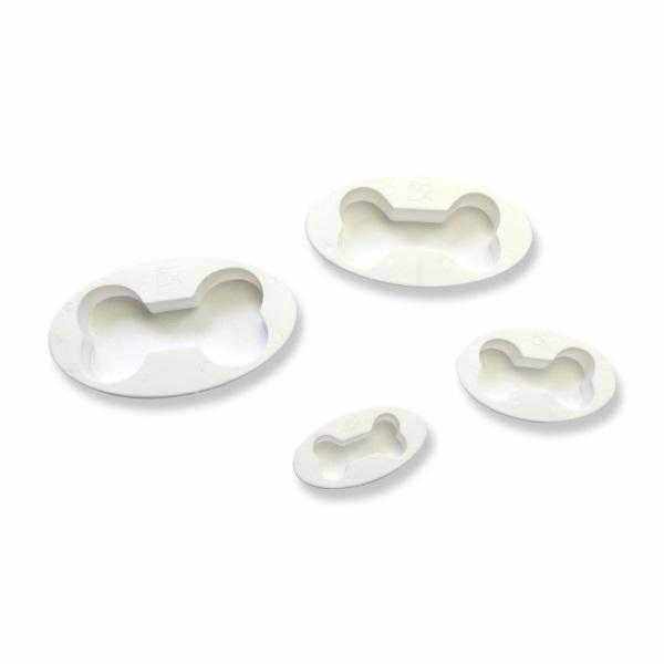 Dog Bone Cookie Cutters 4 piece set - Cookie Cutters from . at DoggyTopia