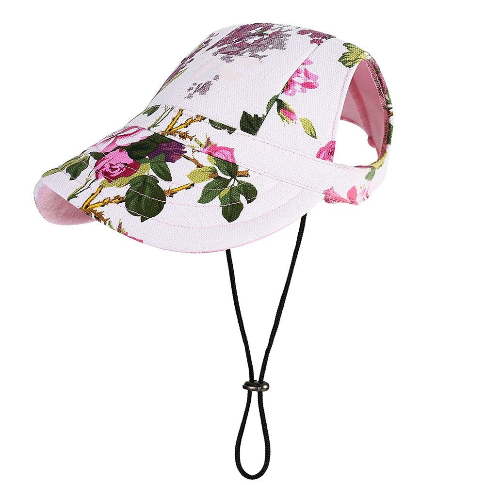 Dog Cap - Floral - Dog Hats from . at DoggyTopia