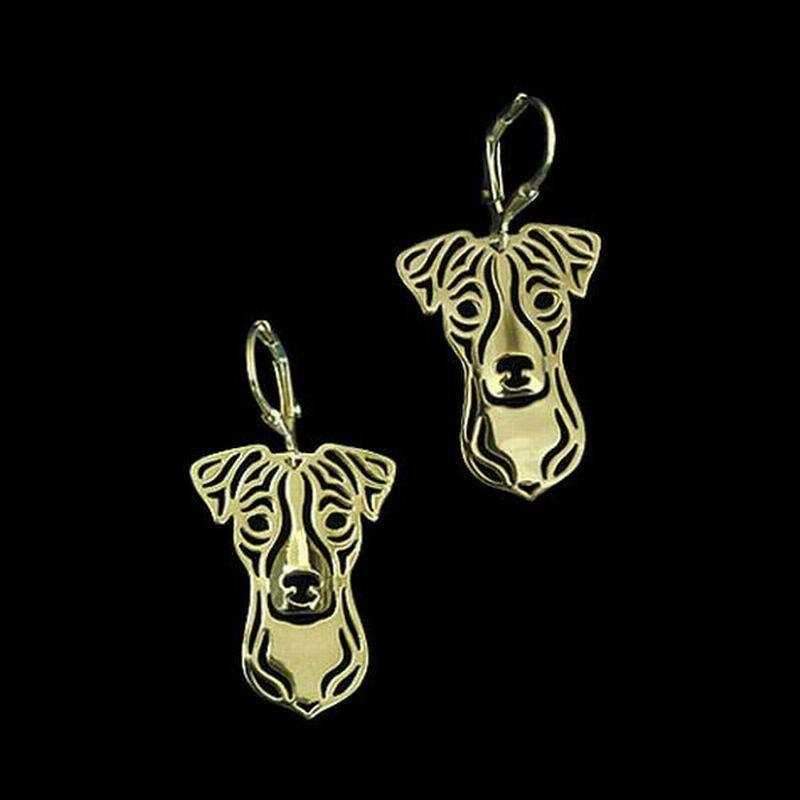 Dog Earrings - Jack Russell - Earrings from . at DoggyTopia