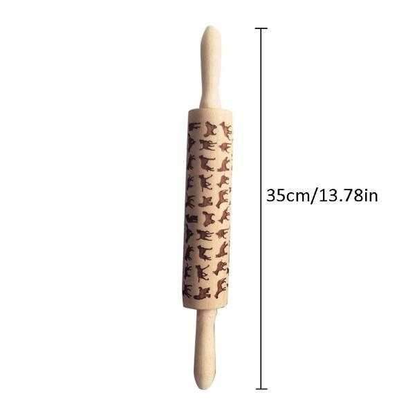 Dog Embossed Rolling Pin - Kitchen from Sale at DoggyTopia