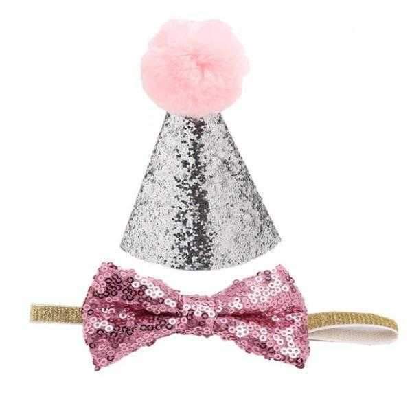 Dog Party Hat & Bow Tie Collar - Custom Age - Dog Party Hats from . at DoggyTopia
