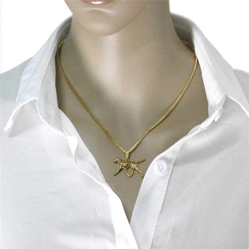 Dog Pendant Necklace - Dalmatian Walking - Necklaces from . at DoggyTopia