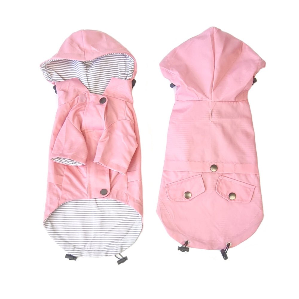 Dog Raincoat - Pink - Raincoats from . at DoggyTopia