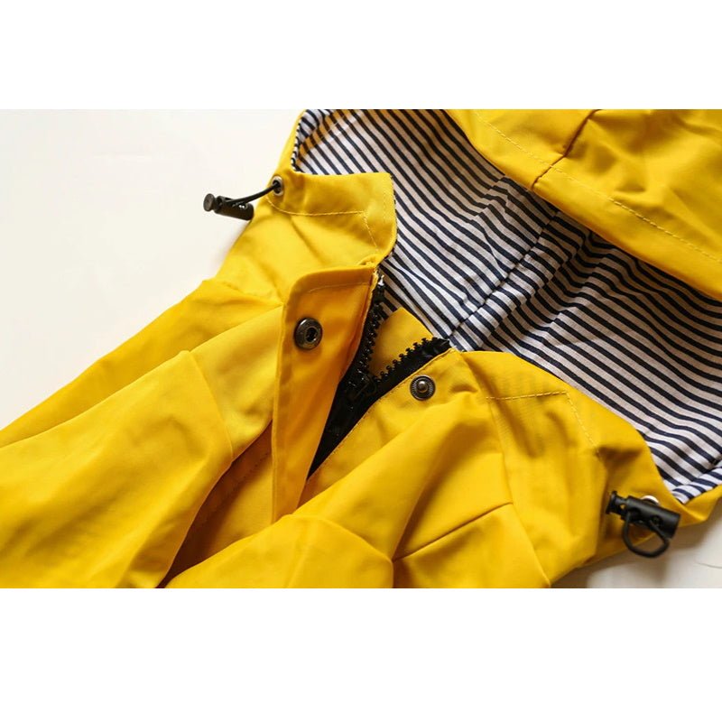 Dog Raincoat - Yellow - Raincoats from . at DoggyTopia