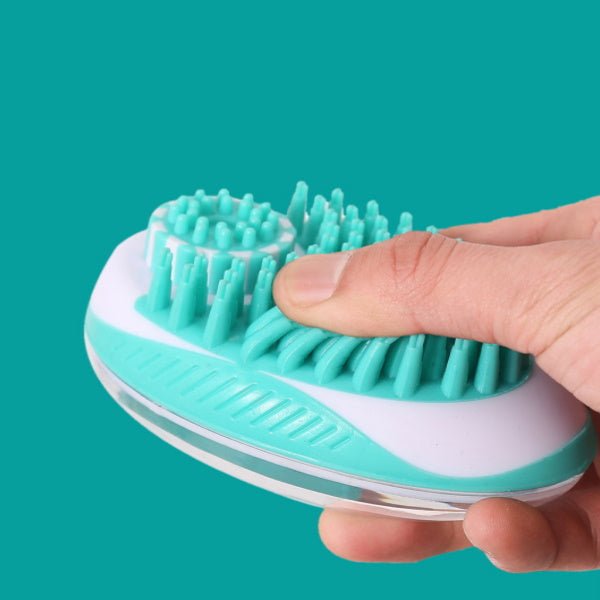 Dog Shampoo Massage Brush - Brushes from . at DoggyTopia
