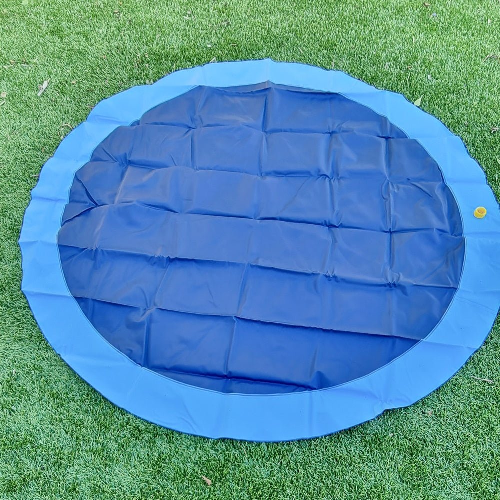 Dog Sprinkler Splash Mat - Splash Mat from . at DoggyTopia