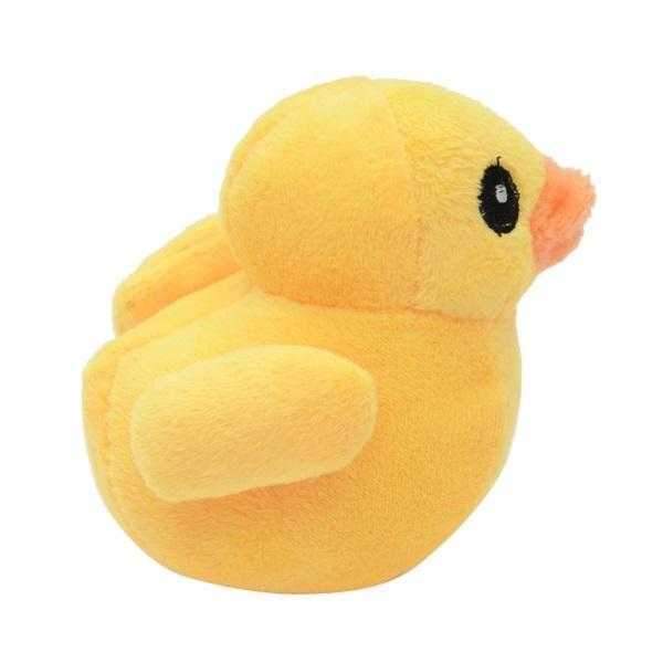 Ducky Plush Squeaker Dog Toy - Plush Toys from . at DoggyTopia