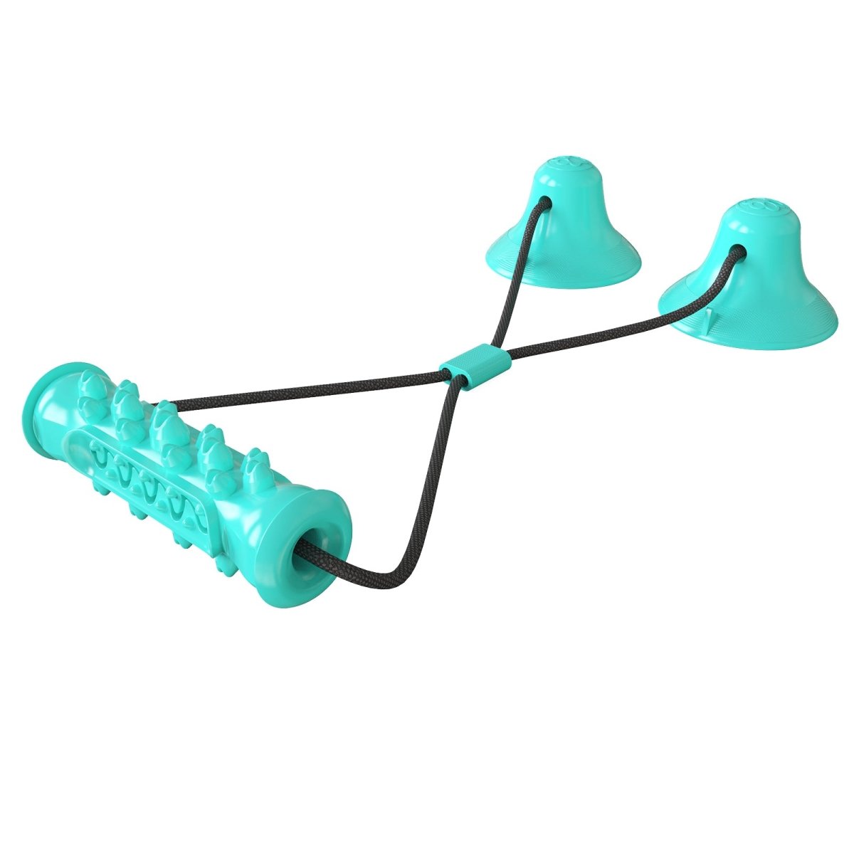 Enrichment Barrel Double Suction Tug Toy - Suction Enrichment Toys from . at DoggyTopia