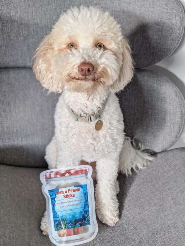 L'Barkery Fish n Prawn Sticks - Treats from L'Barkery at DoggyTopia