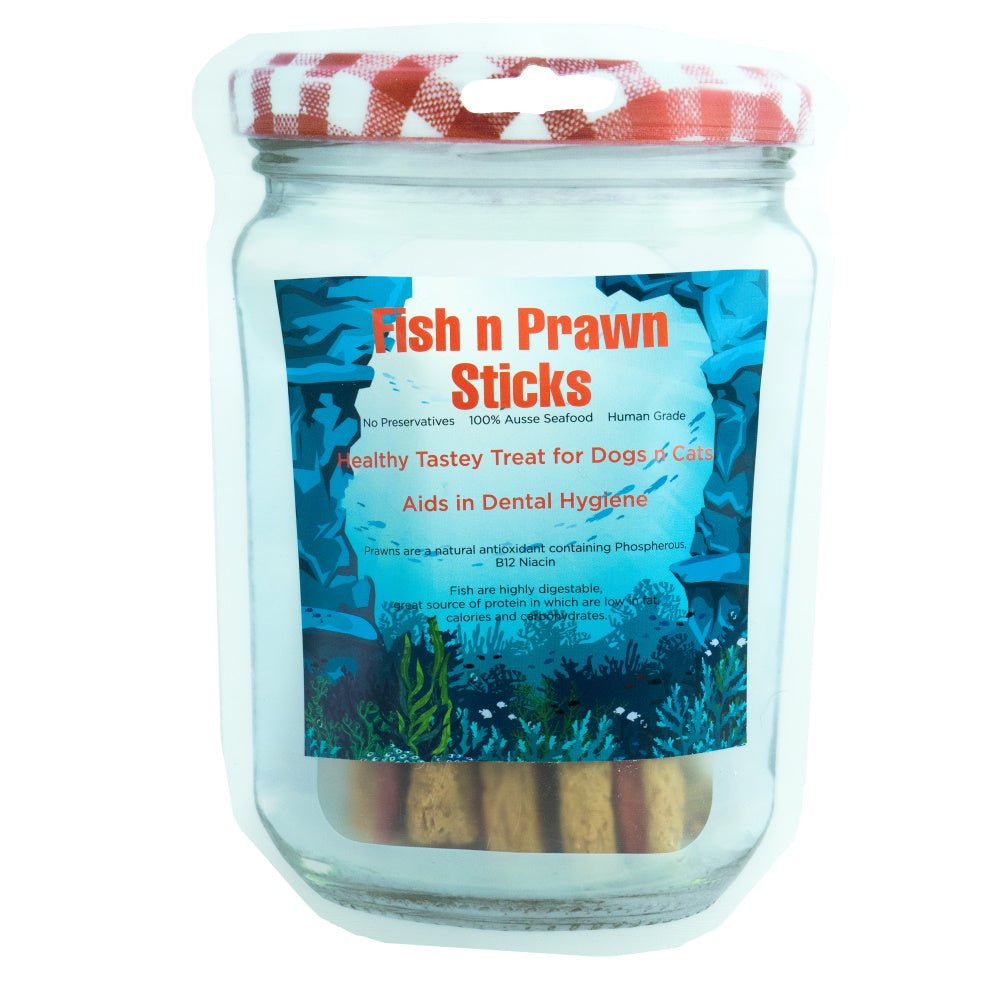 L'Barkery Fish n Prawn Sticks - Treats from L'Barkery at DoggyTopia