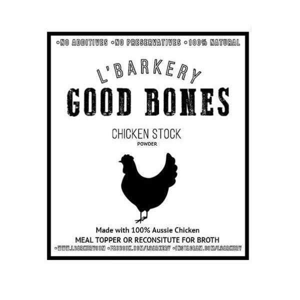 L'Barkery Good Bones Chicken Stock - Meal Topper from L'Barkery at DoggyTopia