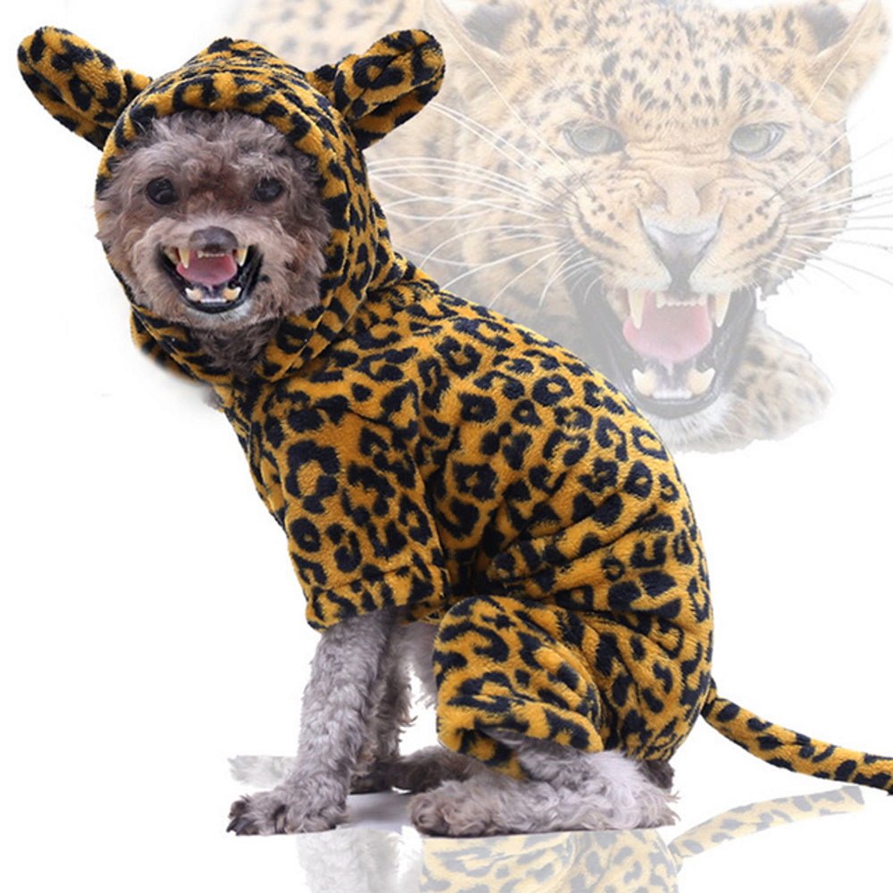 Leopard Jumpsuit Dog Costume - Jumpsuits from Sale at DoggyTopia