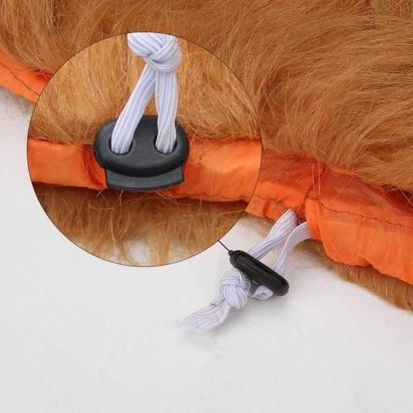 Lion Mane Dog Costume - Medium to Large Dogs - Costumes from Halloween at DoggyTopia