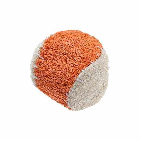 Loofah Ball Dental Toy - Large - Dental Toys from . at DoggyTopia