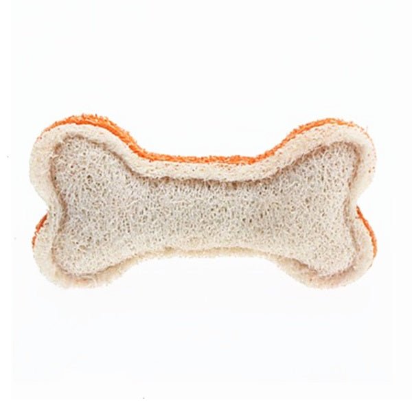 Loofah Bone Dental Toy - Medium - Dental Toys from . at DoggyTopia