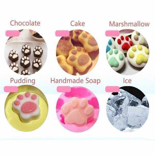 Medium Paws Mould - Moulds from . at DoggyTopia