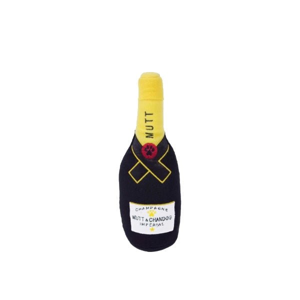 Mutt & Chandog Champagne Dog Toy - Designer Toys from Dog Diggin Designs at DoggyTopia