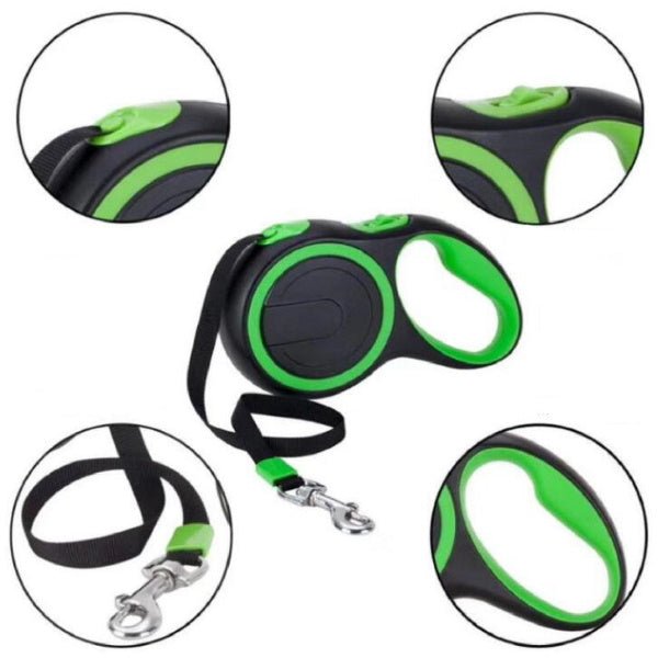 Neon Retractable Dog Lead 3 & 5 meter - Retractable Leads from . at DoggyTopia