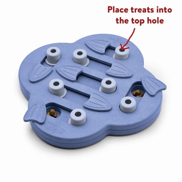Nina Ottosson - Dog Hide N Slide Composite Blue - Puzzles from Nina Ottosson at DoggyTopia