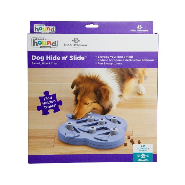 Nina Ottosson - Dog Hide N Slide Composite Blue - Puzzles from Nina Ottosson at DoggyTopia