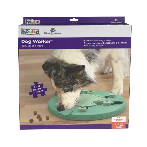 Nina Ottosson - Dog Worker Composite Green - Puzzles from Nina Ottosson at DoggyTopia