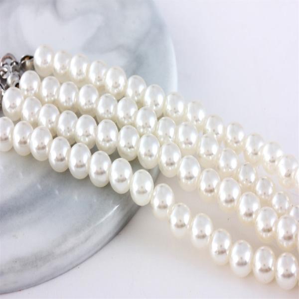Pearl & Rose Diamante Dog Necklace - Dog Necklaces from . at DoggyTopia