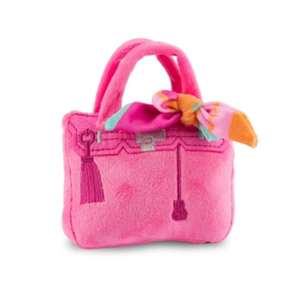 Pink Barkin Bag - With Scarf Dog Toy - Designer Toys from Haute Diggity Dog at DoggyTopia