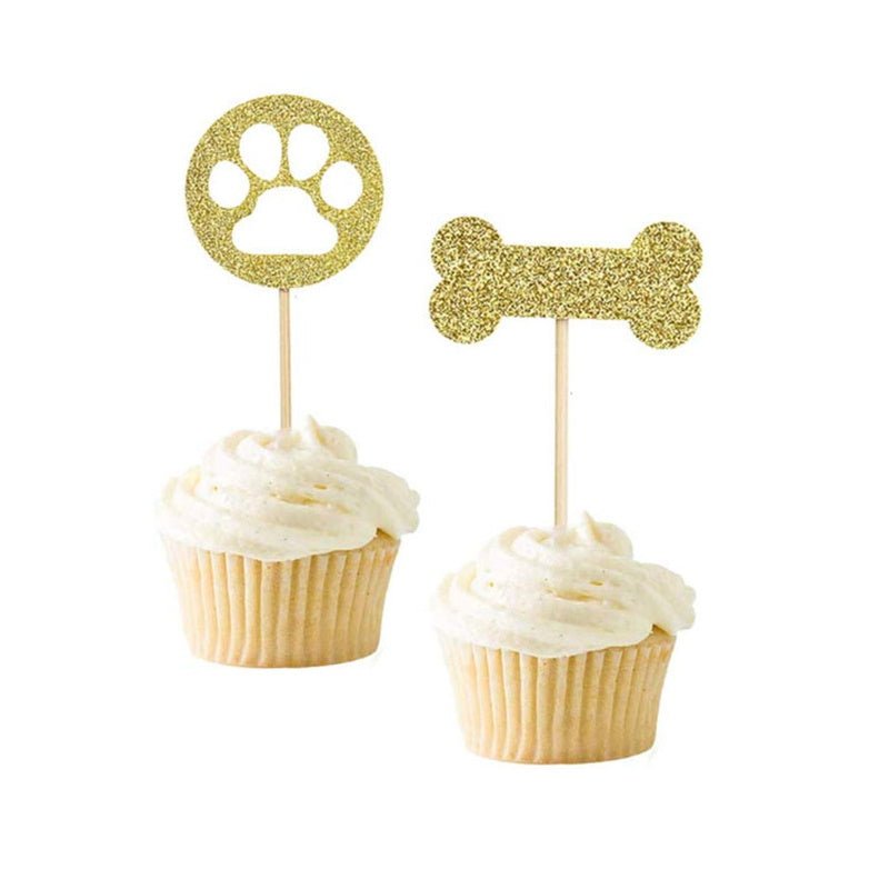 Pupcake Toppers 5 piece - Cake Toppers from . at DoggyTopia