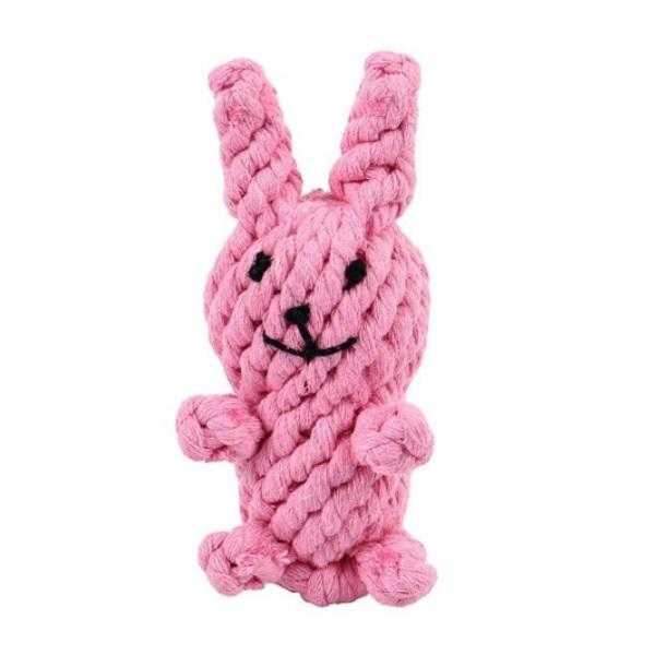 Rabbit Rope Dog Toy - Rope Toys from . at DoggyTopia