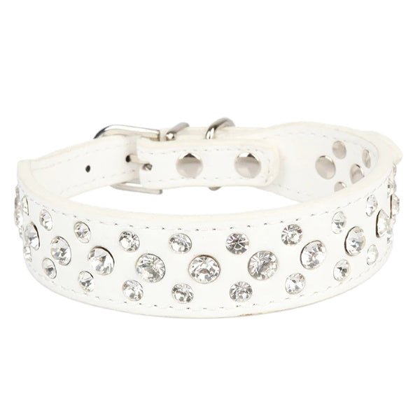 Rhinestone studded Dog Collar - Collars - Bling from . at DoggyTopia