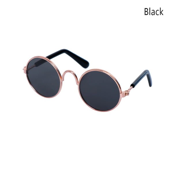 Round Fashion Dog Sunglasses - Sunglasses from . at DoggyTopia