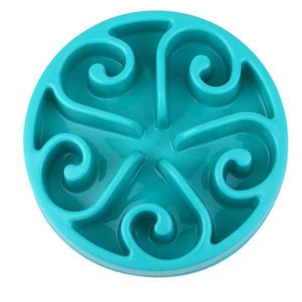 Slow Feeder Swirl Dog Bowl - Slow Feeding Bowls from . at DoggyTopia
