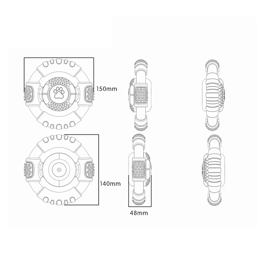Steering Wheel Dog Tough Toy - Tough Toys from . at DoggyTopia