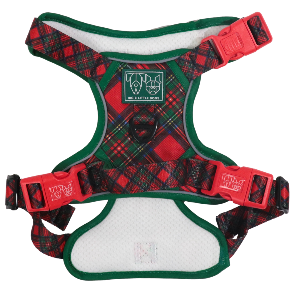 Big & Little Dogs All Rounder Harness: Festive Tartan