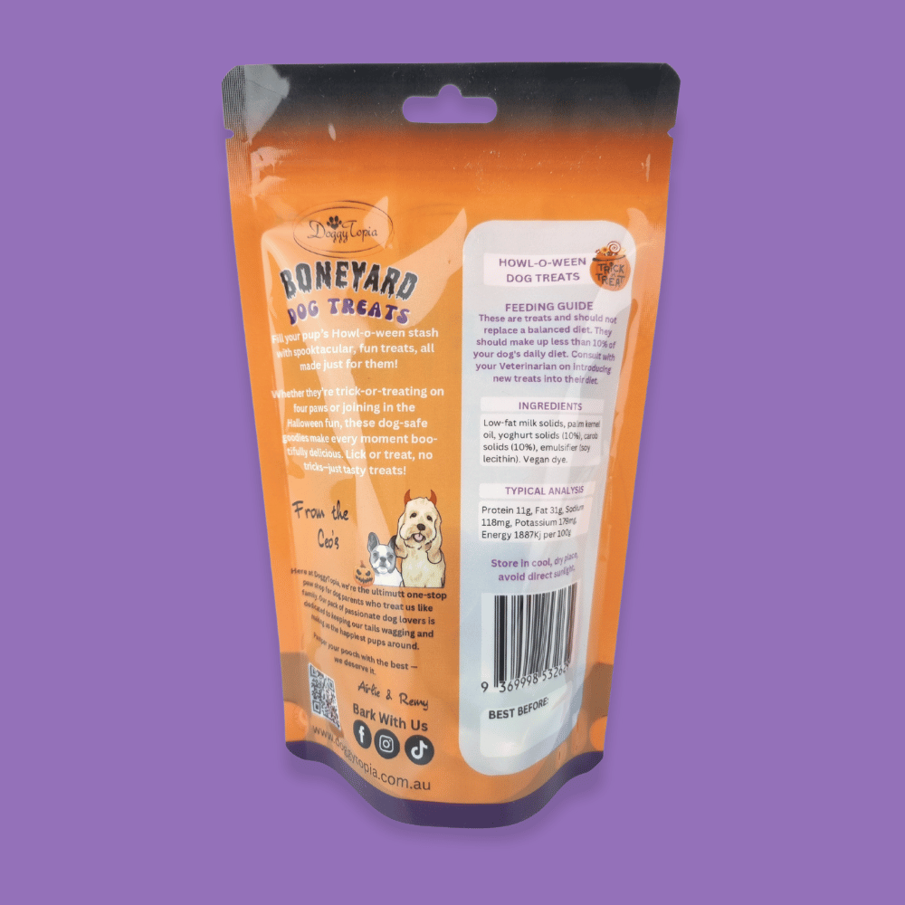 Halloween Boneyard Dog Treats