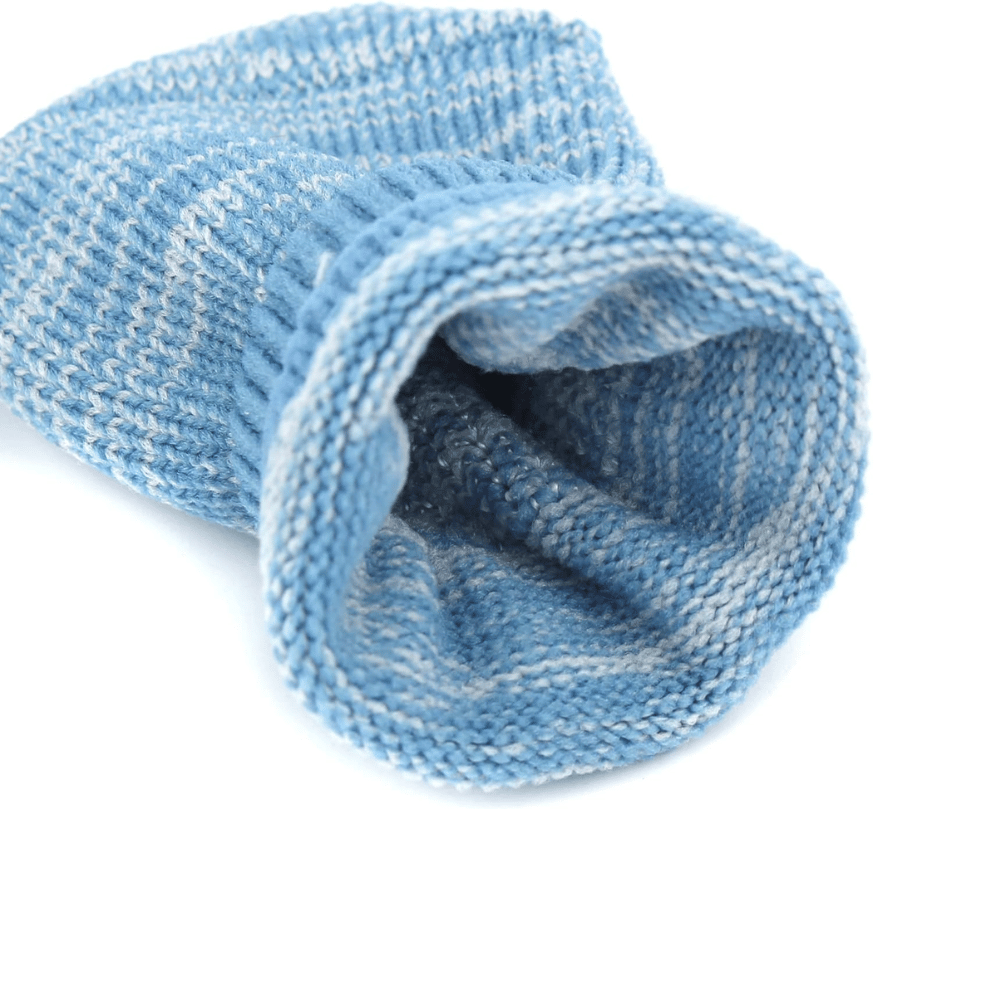 Bubblegum Blue Dog Socks