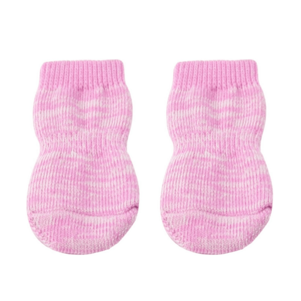 Bubblegum Pink Dog Socks