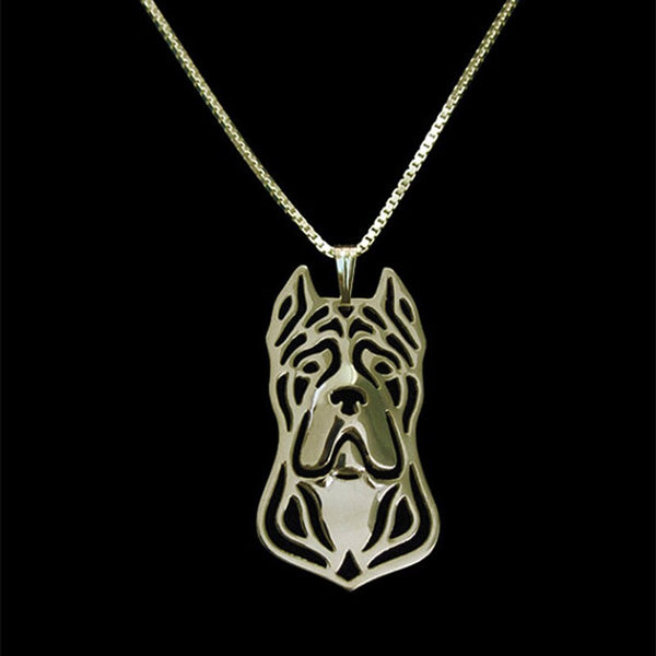 Dog Pendant Necklace - Cane Corso