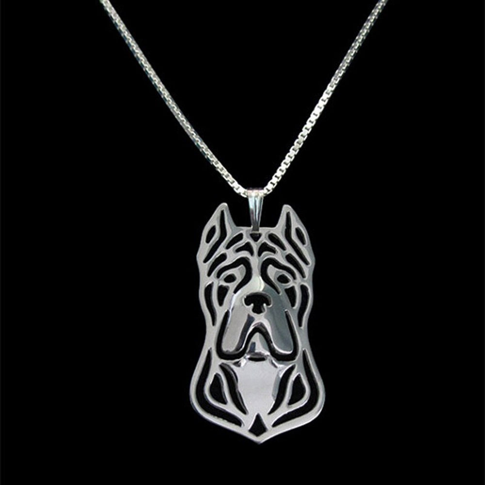 Dog Pendant Necklace - Cane Corso