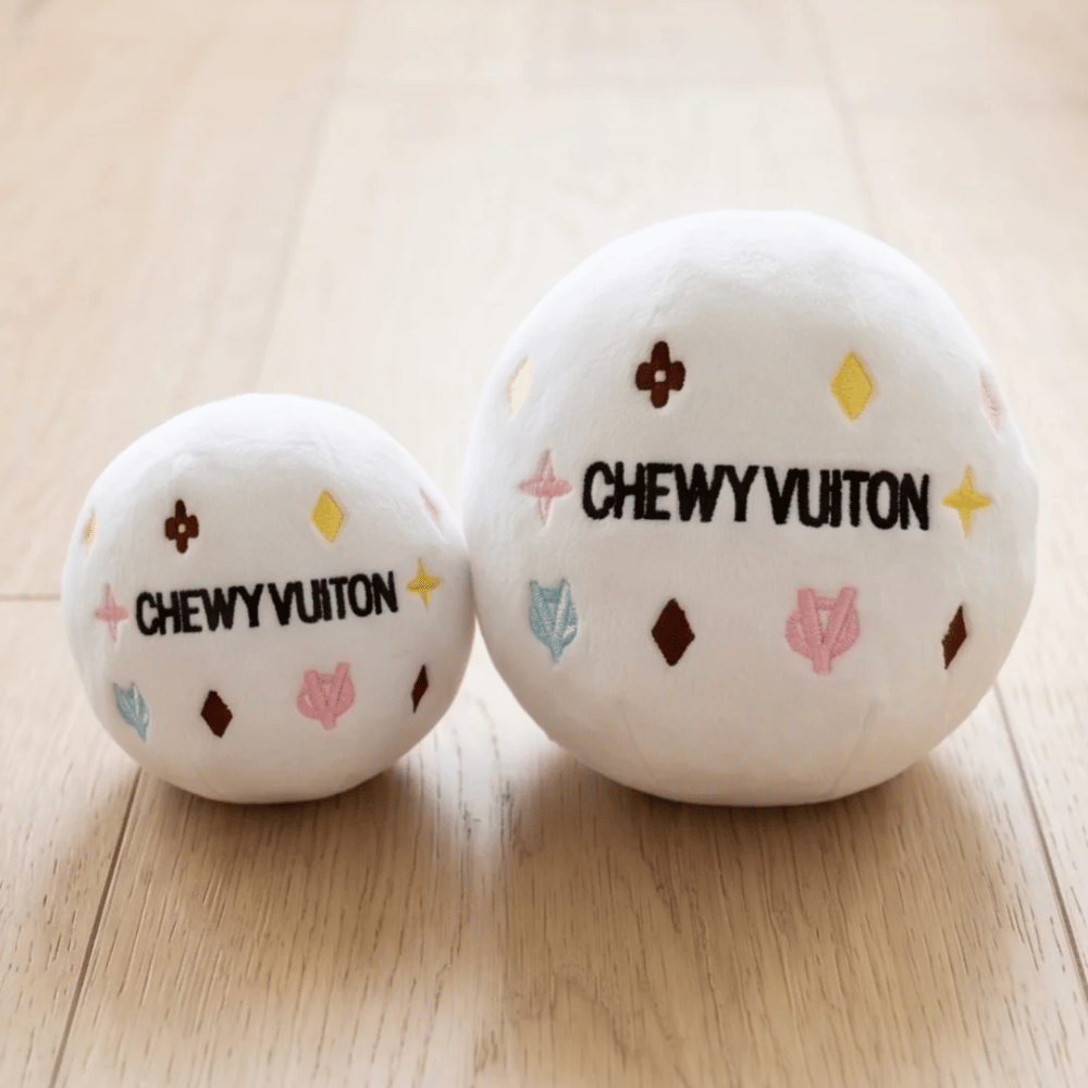 Chewy Vuiton White Ball Toy