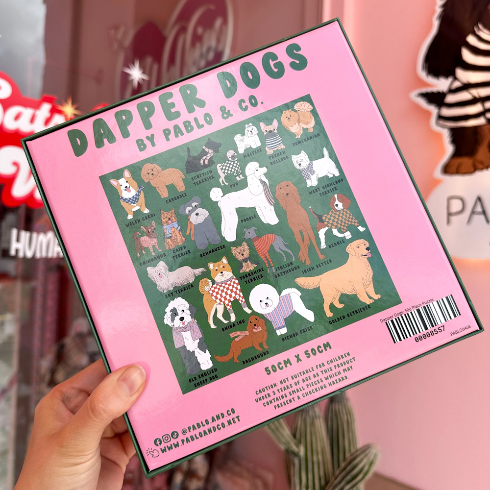 Pablo & Co: Dapper Dogs: 500 Piece Puzzle