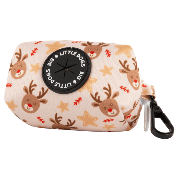 Big & Little Dogs Dashing Through The Stars Poop Bag Holder