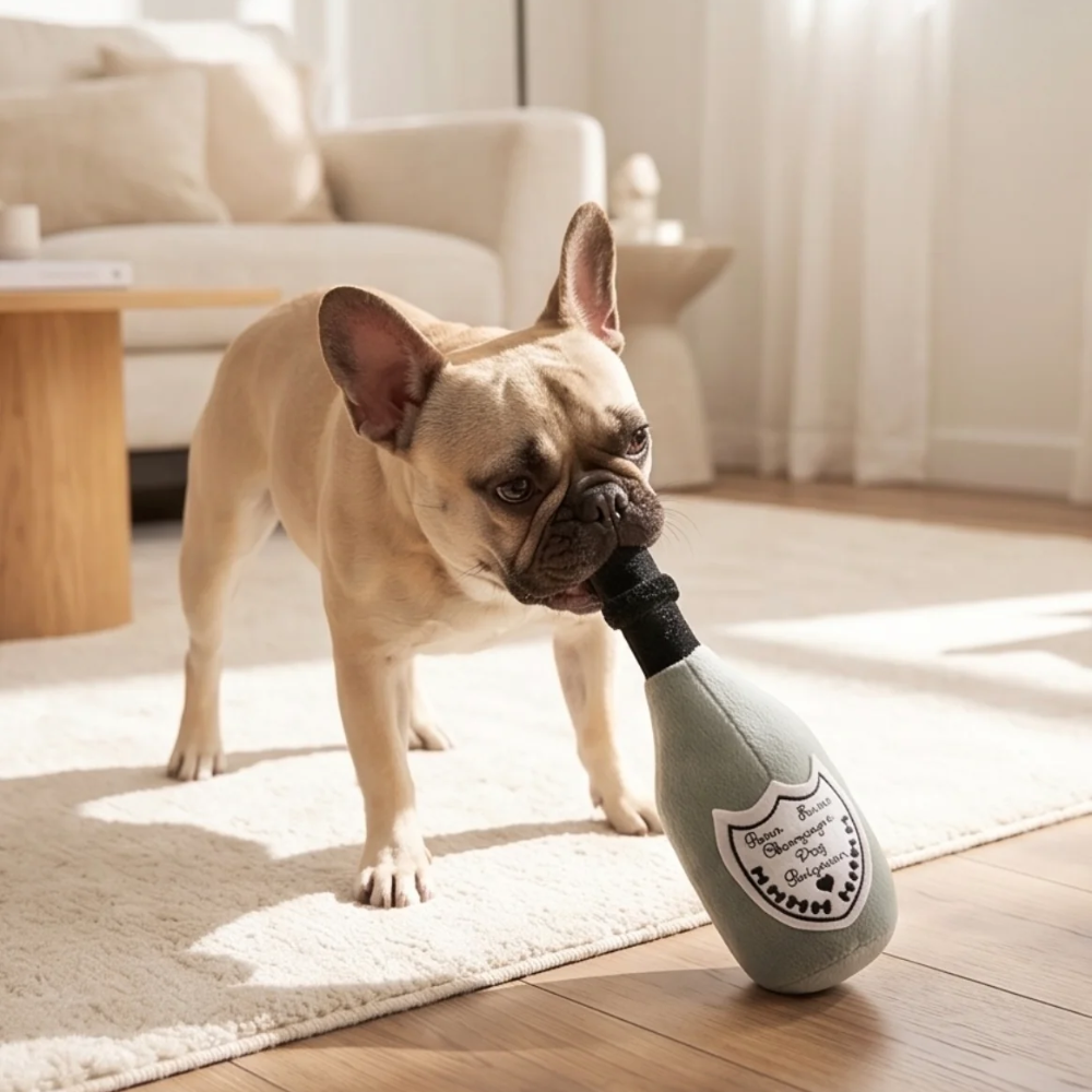 Dog Perignon Champagne Dog Toy